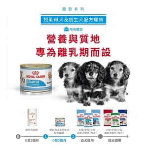 Royal Canin 法國皇家 狗濕糧 健康營養系列 初生犬及母犬營養主食罐頭 初生BB慕絲 195g (3074700) (圖片3)