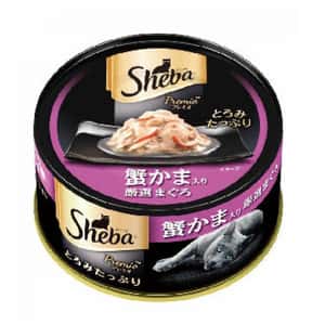 Sheba 貓罐頭 Sheba 日式貓罐頭 黑罐系列 吞拿蟹肉棒 75g (10161471)