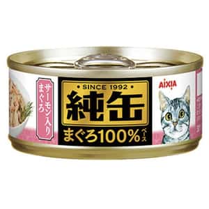 AIXIA 愛喜雅 貓罐頭 AIXIA 愛喜雅 貓罐頭 純缶系列 吞拿魚+三文魚 65g (JMY-26)