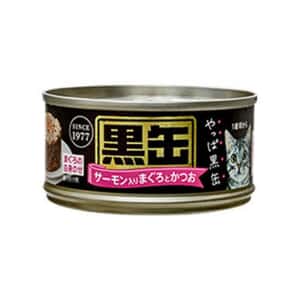 AIXIA 愛喜雅 貓罐頭 AIXIA 愛喜雅 貓罐頭 黑缶系列 金槍魚鰹魚加三文魚 80g (BCM-12)