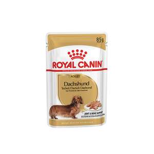 Royal Canin 法國皇家 狗罐頭 狗濕糧推薦：Royal Canin 法國皇家 狗濕糧 臘腸狗成犬專屬主食濕糧 (肉塊) 85g