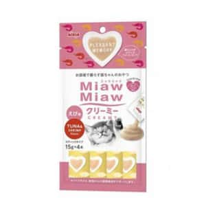 AIXIA 愛喜雅 貓罐頭 AIXIA 愛喜雅 MiawMiaw肉泥餐包 吞拿魚蝦肉醬 60g (MMCM-3)