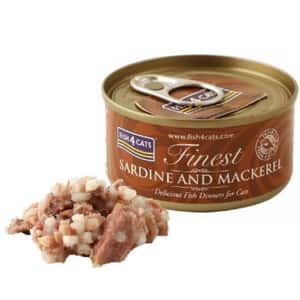 Fish4Cats 貓罐頭 貓濕糧推薦：Fish4Cats Finest貓主食罐 沙甸魚加鯖魚 Sardine and Mackerel 70g