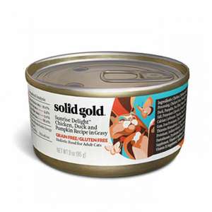 Solidgold 素力高 貓罐頭 貓濕糧推薦：solidgold素力高 無穀物貓罐頭 南瓜鴨 3oz