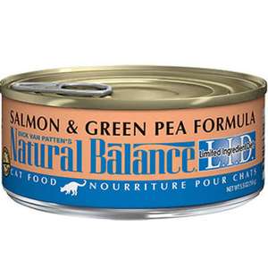 Natural Balance雪山 貓罐頭 貓濕糧推薦：Natural Balance雪山 全貓罐頭 無穀物三文魚青豆 Salmon & Green Pea 5.5oz