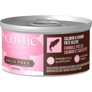 Holistic Select 活力滋 貓罐頭 Holistic Select活力滋 無穀物貓罐頭 三文魚拼海蝦配方 3oz (HS59051)