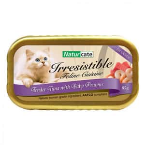 Naturcate 貓罐頭 Naturcate 貓罐頭 幼滑吞拿魚+小蝦幼貓配方 85g (NC85-1)