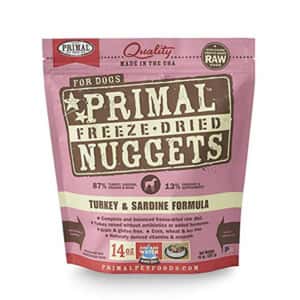 PRIMAL 狗糧 Primal 狗糧 脫水凍乾生肉主食糧 火雞及沙丁魚 14oz (CTF14FD)