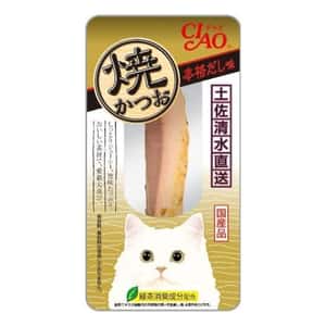 CIAO 貓零食 貓零食 CIAO 貓零食 日本燒鰹魚條 25g [正宗高湯味] (金) (YK-05)