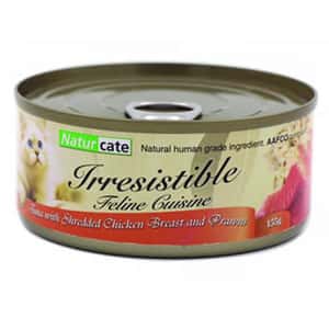 Naturcate 貓罐頭 Naturcate 貓罐頭 吞拿魚+雞肉+海蝦 155g (NC155-3)