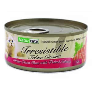 Naturcate 貓罐頭 Naturcate 貓罐頭 白肉吞拿+三文魚絲 155g (NC155-5)