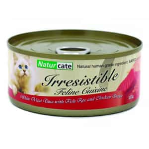 Naturcate 貓罐頭 Naturcate 貓罐頭 白肉吞拿+魚子+嫩雞肉 155g (NC155-6)