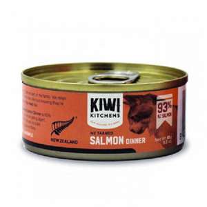 KIWI KITCHENS 貓罐頭 貓濕糧推薦：KIWI KITCHENS 主食貓罐頭 無穀物三文魚配方 85g (蝦紅色) (KC-C-S85)