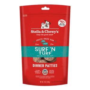 Stella and Chewys 狗糧 Stella & Chewy's 狗糧 凍乾生肉主糧 海陸佳餚 三文魚牛肉配方 5.5oz (SC018)