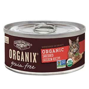 貓罐頭 CASTOR & POLLUX ORGANIX 貓罐頭 有機無穀物 手撕雞配方 5.5oz (7944)