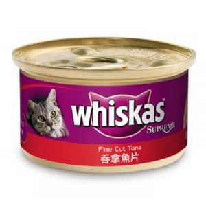 Whiskas 偉嘉 貓罐頭 whiskas偉嘉 極品貓罐頭 吞拿魚片 85g (HK04580)