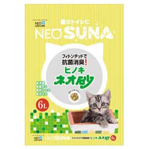 木貓砂 日本NEO SUNA檜木砂 6L (淺綠色)