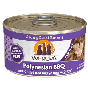WeRuVa 貓罐頭 WeRuVa 貓罐頭 主食罐 野生大眼鯛魚沙甸魚及吞拿魚 Polynesian BBQ 85g (紫) (001066)