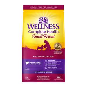 WELLNESS Core 狗糧推薦：WELLNESS 狗糧 Complete Health GRAINED 小型成犬配方 火雞燕麥 4lb (89110)