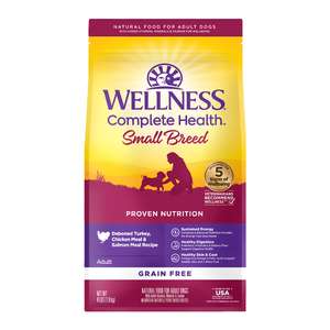 WELLNESS Core 狗糧推薦：WELLNESS 狗糧 Complete Health 無穀物 GRAIN FREE 小型成犬配方 4lb (89151)