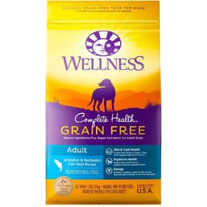 WELLNESS 狗糧 WELLNESS 狗糧 Complete Health 無穀物 GRAIN FREE 鮮魚配方 12lb (89134)
