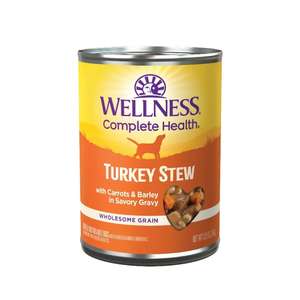 WELLNESS Core 狗罐頭 狗濕糧推薦：WELLNESS 狗罐頭 Complete Health STEW燜燒煮意系列 火雞薏米甘筍 12.5oz (黃) (1720)
