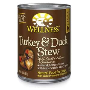 WELLNESS 狗罐頭 Grain Free 無穀物 紅莓火雞鴨肉 12.5oz 354g (啡) (1730) (圖片3)