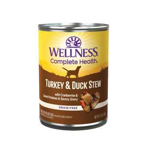 WELLNESS Core 狗罐頭 狗濕糧推薦：WELLNESS 狗罐頭 Grain Free 無穀物 紅莓火雞鴨肉 12.5oz 354g (啡) (1730)