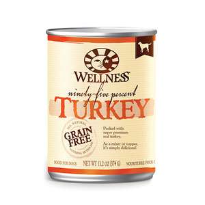 WELLNESS Core 狗罐頭 狗濕糧推薦：WELLNESS CORE 狗罐頭 95% 無榖物 火雞配方 13.2oz 374g (89403)