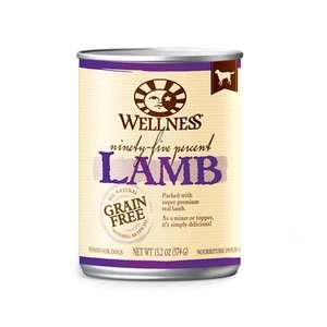 WELLNESS Core 狗罐頭 狗濕糧推薦：WELLNESS CORE 狗罐頭 95% 無榖物 羊肉配方 13.2oz 374g (89405)