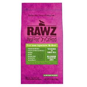 RAWZ 貓糧 貓乾糧推薦：RAWZ 全貓乾糧 脫水雞肉、火雞肉及雞肉配方 3.5lb (RAWZCC3)