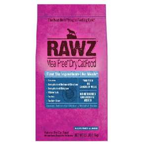 RAWZ 貓糧 貓乾糧推薦：RAWZ 全貓乾糧 三文魚、脫水雞肉及白肉魚配方 7lb 或 (2包3.5lb夾袋) (RAWZCF7)