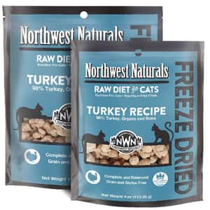 Northwest Naturals 貓糧 Northwest Naturals 無穀物凍乾脫水貓糧 火雞 TURKEY DIET FOR CATS 4oz (NWFFD4TUR)