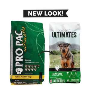 PRO PAC Ultimates 狗糧推薦：PRO PAC Ultimates 狗糧 全天然系列 高齡犬配方 雞肉及糙米 5.5lb 2.5kg (73071)