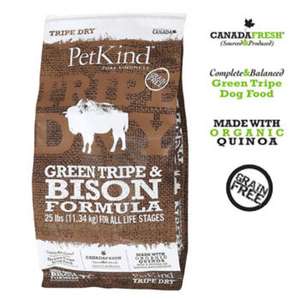 PetKind 狗糧推薦：PetKind 無穀物狗糧 野牛草胃配方 6lb (1-732)