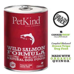 PetKind 狗罐頭 狗濕糧推薦：PetKind That's it! 狗罐頭 三文魚藜麥配方 Wild Salmon Tripe 14oz (停售)