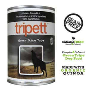 PetKind 狗罐頭 狗濕糧推薦：PetKind Tripett 狗罐頭 無穀物野牛草胃配方 Green Bison Tripe 12oz (2-14)