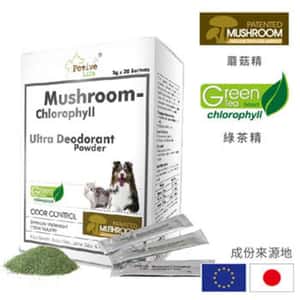 營養膏 保充劑 貓咪保健用品 Petive Life 特級蘑菇葉綠素除臭排毒粉 2g 30pcs (停售)