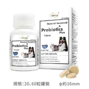 保健用品 Petive Life 貓狗天然海藻加益生丸 60粒 (貓犬用) (PL250188) (停售)