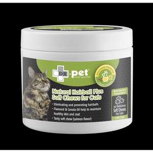 貓咪保健用品推薦：DR.pet 貓用去毛球天然肉粒 50粒 (DP0043A) (新包裝)