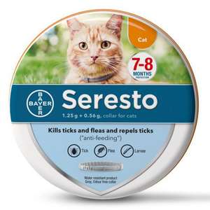 更多其他寵物用品品牌 貓咪保健用品推薦：Bayer Seresto Flea & Tick Collar For Cats (英版)