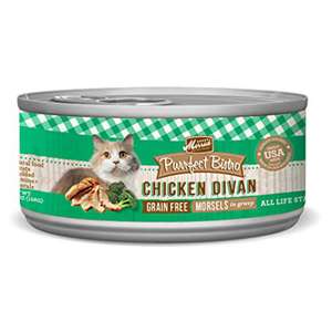 Merrick 貓罐頭 貓濕糧推薦：Merrick 無穀物雞肉西蘭花肉粒貓罐頭 Chicken Divan 5.5oz (38296)