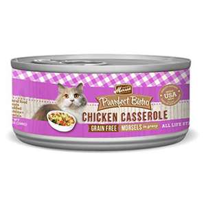 Merrick 貓罐頭 貓濕糧推薦：Merrick 無穀物雞肉吞拿魚肉粒貓罐頭 Chicken Casserole 5.5oz (38288)