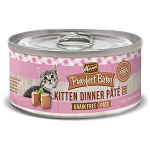 Merrick 貓罐頭 貓濕糧推薦：Merrick 無穀物幼貓肉醬貓罐頭 Kitten Dinner Pate 5.5oz (38524) (停售)