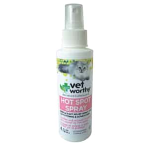 皮膚毛髮護理 貓咪清潔美容用品 Vet Worthy 貓用舒緩痕癢噴霧 Cat Hot Spot Spray 4oz (41031)
