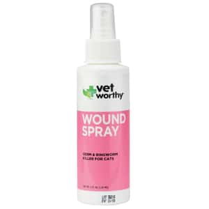 皮膚毛髮護理 貓咪清潔美容用品 Vet Worthy 修復傷口噴霧 Wound Spray 4oz (0043)