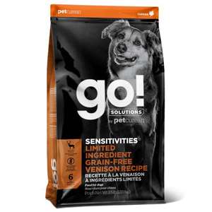 GO! SOLUTIONS 狗糧推薦：GO! SOLUTIONS 狗糧 低敏美毛系列 鹿肉 22lb (1303135T)