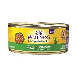 WELLNESS Core 貓罐頭 貓濕糧推薦：WELLNESS 貓罐頭 Complete Health 無穀物 Pate營養系列 純火雞肉 5.5oz 156g (8949)