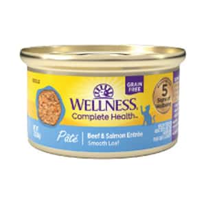 WELLNESS 貓罐頭 WELLNESS 貓罐頭 Complete Health 無穀物 Pate營養系列 牛肉及三文魚 5.5oz 156g (9021)