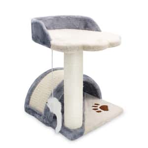 貓抓板 貓爬架 貓玩具 貓爬架 玩具嚴選 (中型 拱橋 顏色隨機)